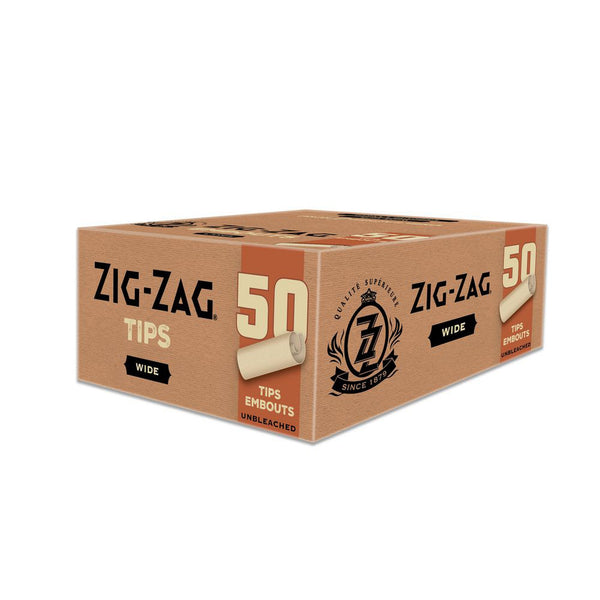 Rolling Paper Tips - Unbleached Wide