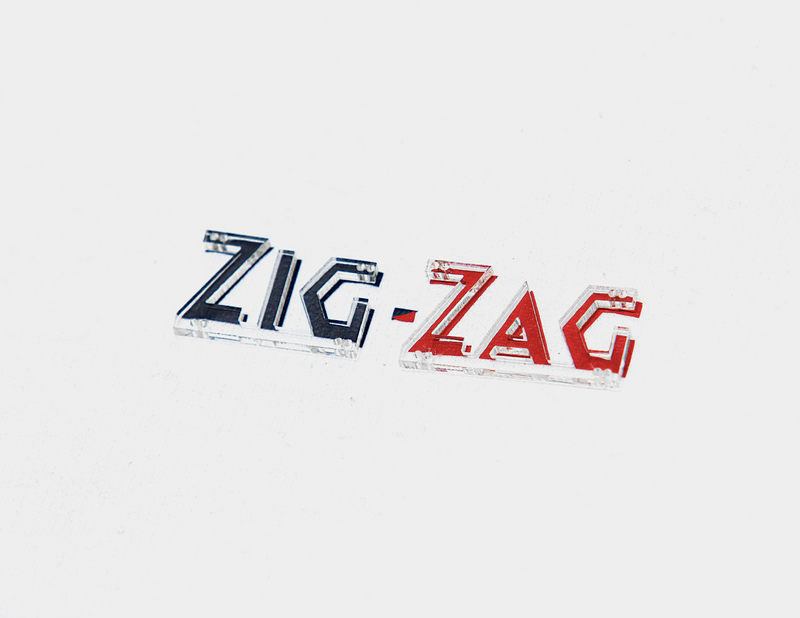 Zig-Zag® x 3-Dimensional Oversized White