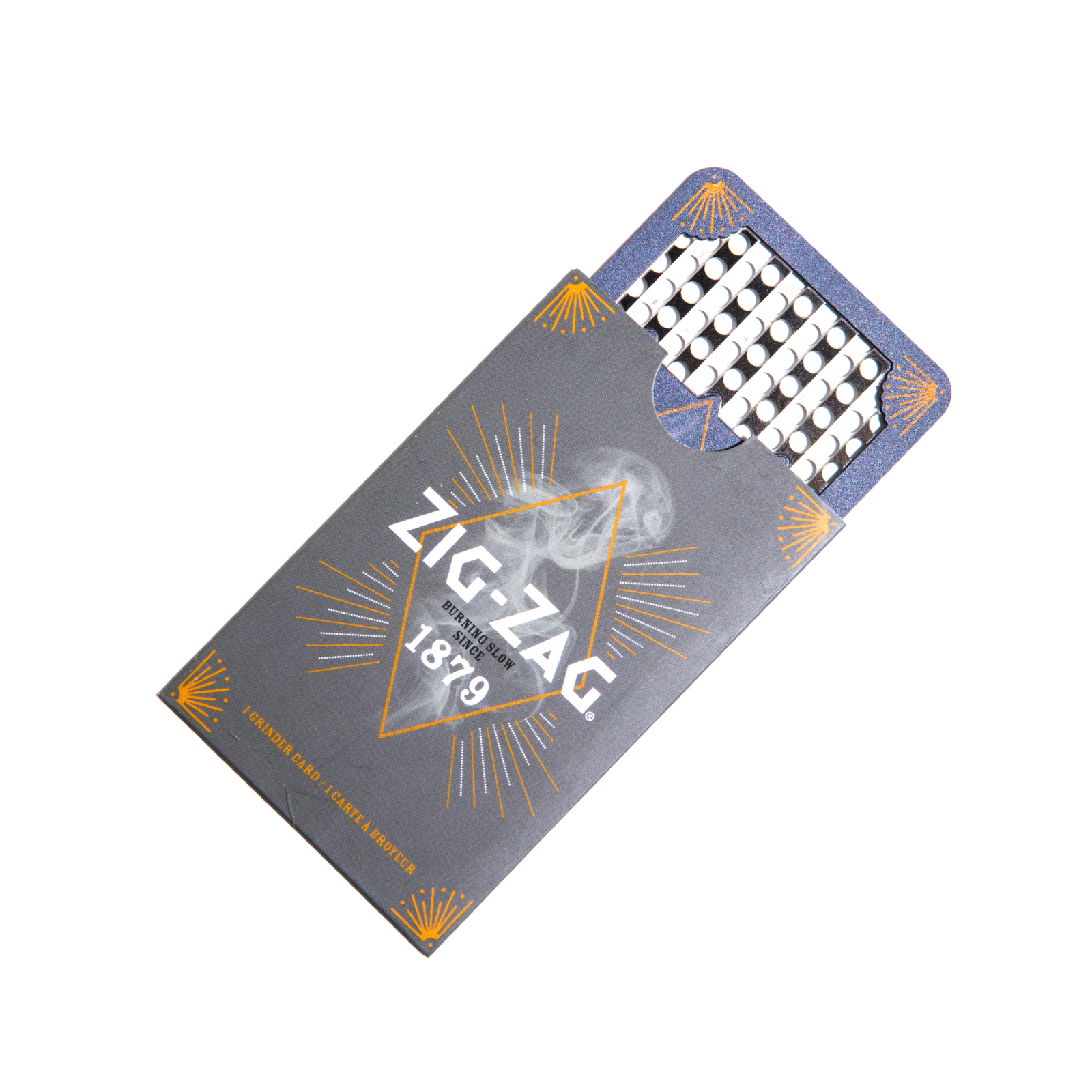 入手困難　cigar adhesive stoned reset CDセット Zig-Zag Grinder Card Smoke (Orange/Grey) | Zig-Zag Canada